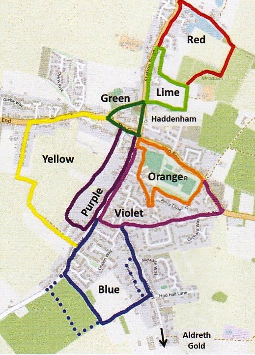 Overall map of walks